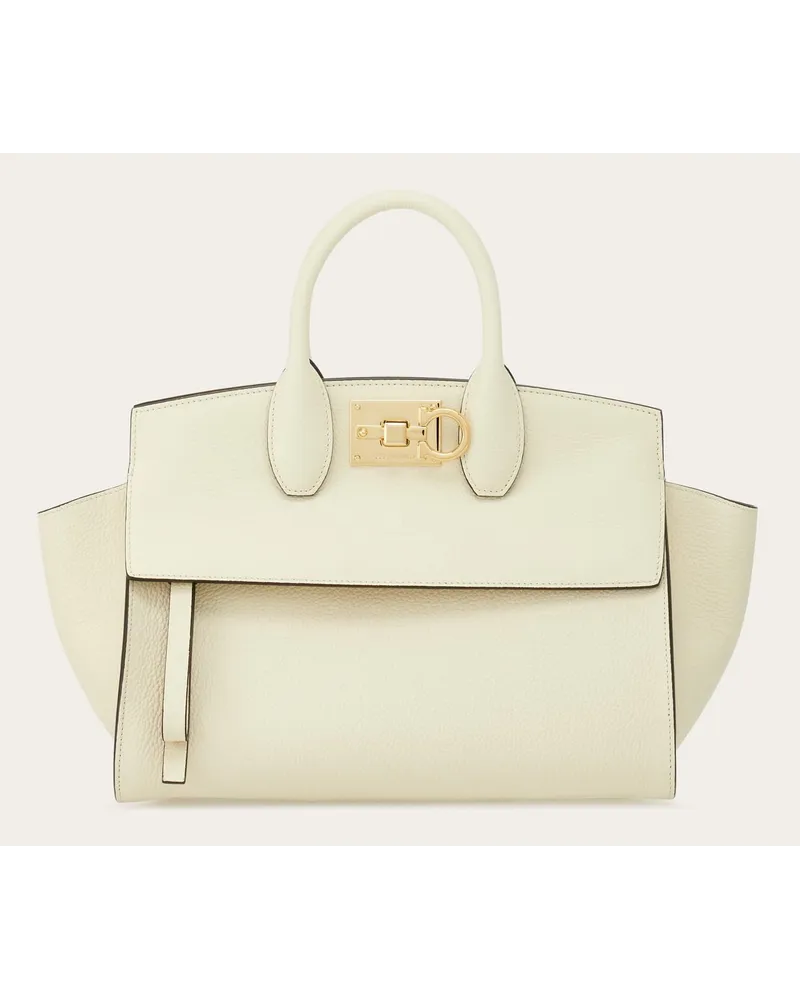 Ferragamo Damen Ferragamo Studio soft bag (M) Weiß Weiß