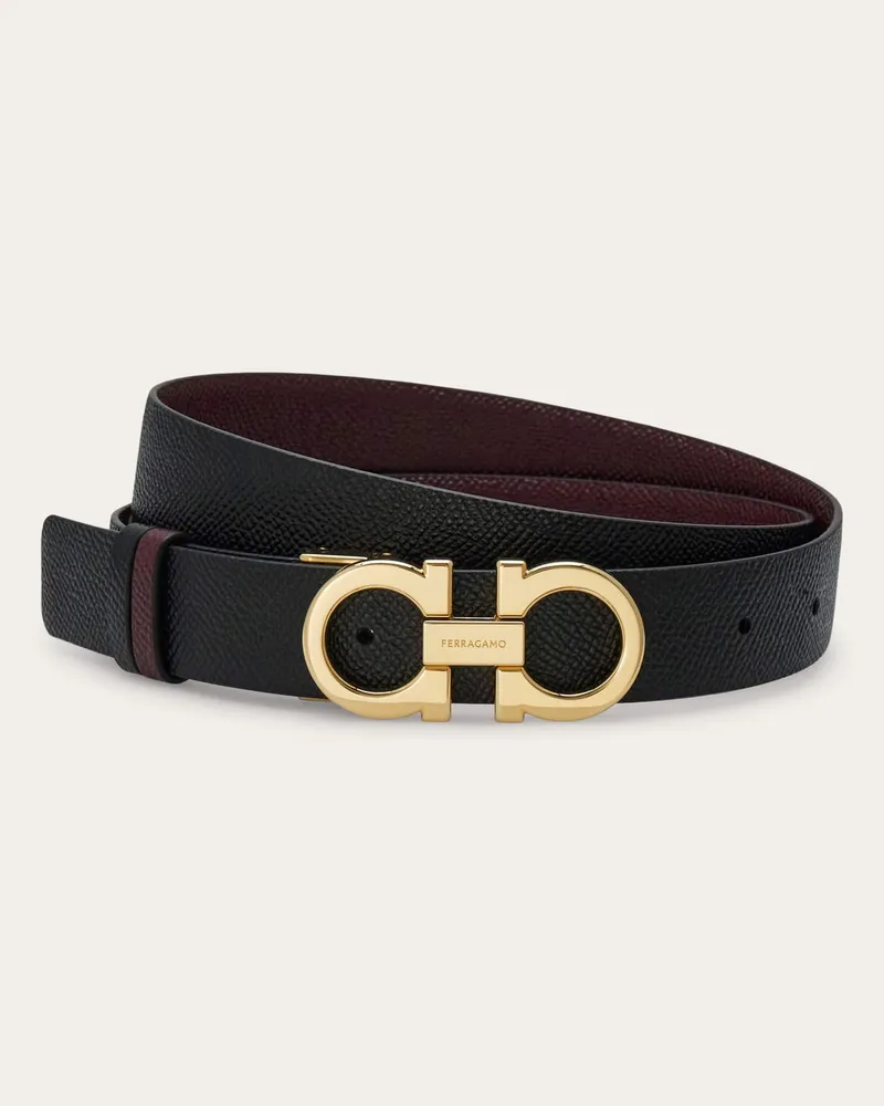 Ferragamo Damen Verstellbarer Gancini Wendegürtel Violett Violett