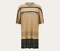 Damen Viskosepulli Beige