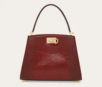 Damen New Ferragamo Studio Box Bag (S) Braun