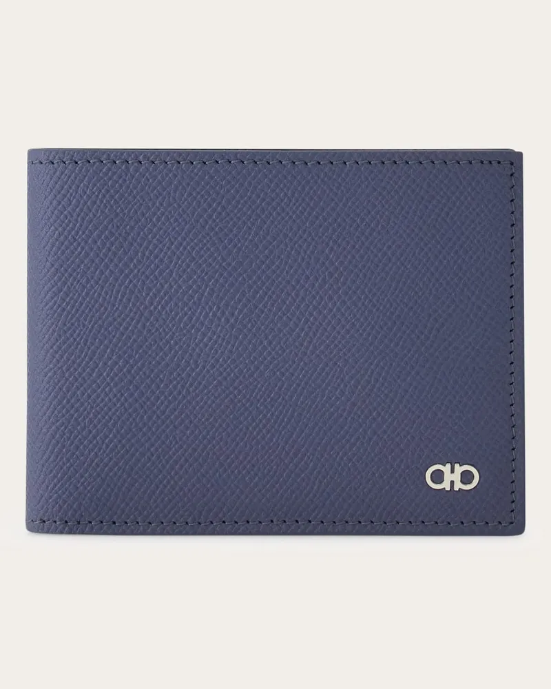 Ferragamo Herren Gancini Brieftasche Blau Blau