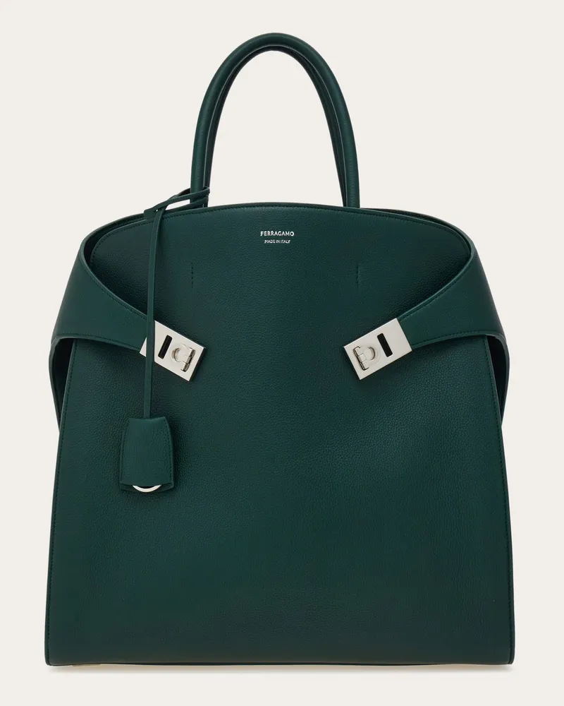 Ferragamo Herren Hug Totebag Grün Grün
