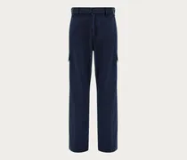 Herren Cargohose Blau