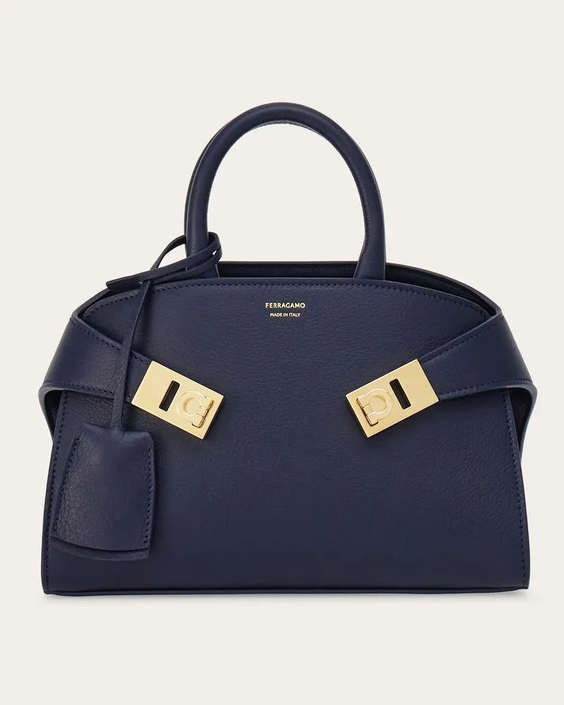 Ferragamo Damen Handtasche Hug (XS) Blau Blau