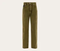Herren 5-Pocket-Jeans Grün