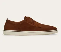 Herren Slip-on-Derby Braun Größe