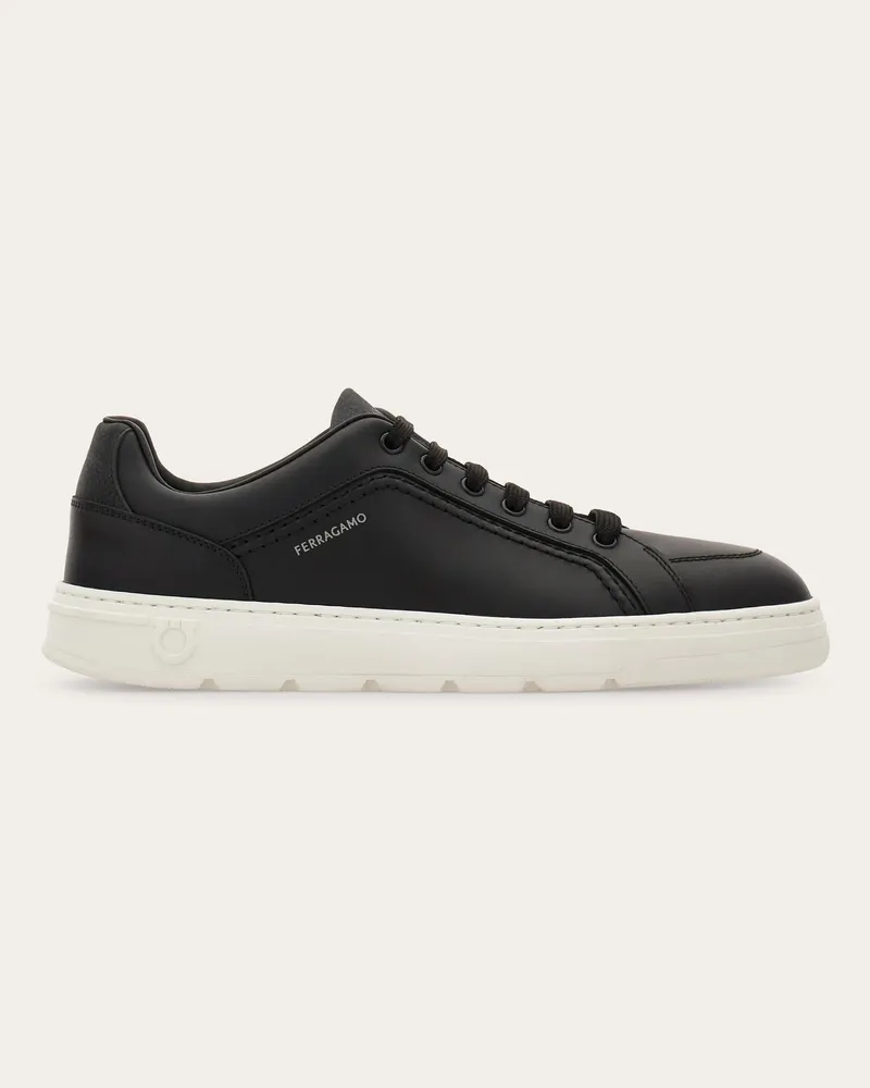 Ferragamo Herren Low-Top-Sneaker Ferragamo Schwarz Größe Schwarz