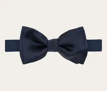 Herren Fliege aus Seiden-Jacquard Blau