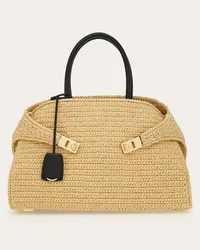 Ferragamo Handtasche Hug (M) Beige Braun