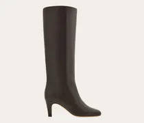 Damen Stiefel mit Absatz Braun Größe 5