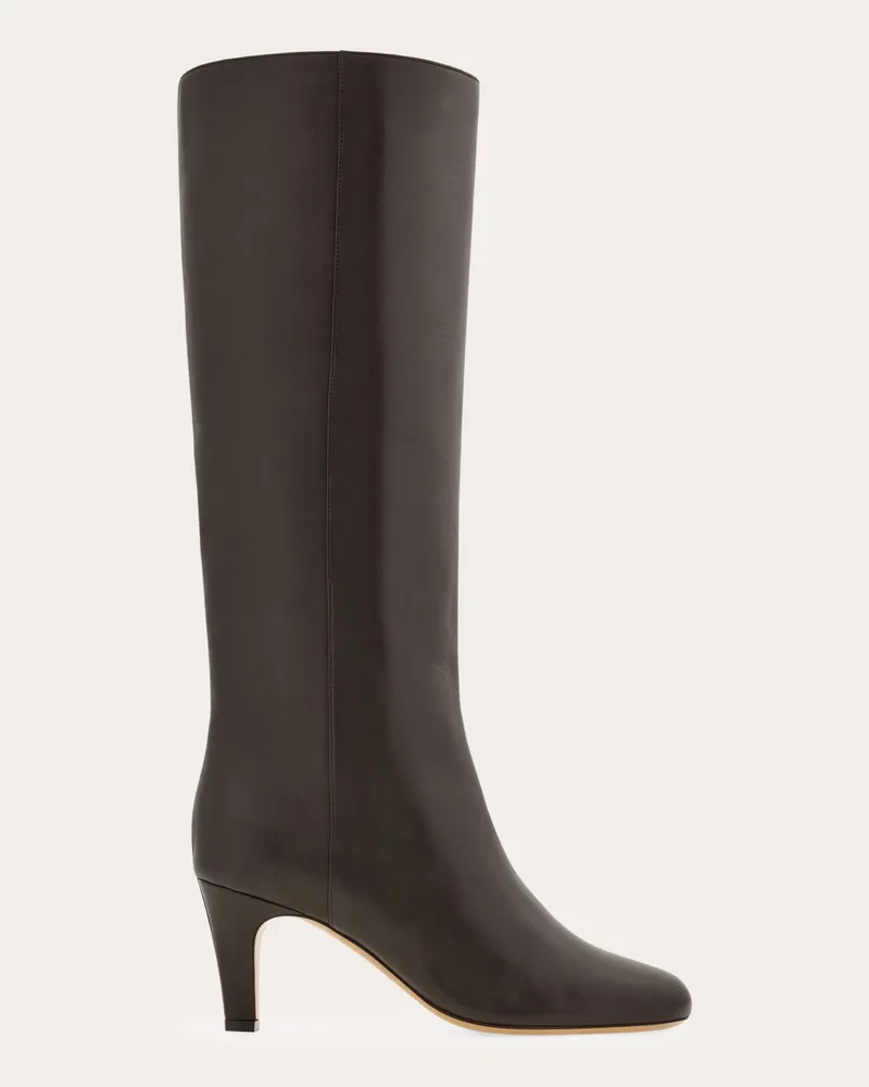 Ferragamo Damen Stiefel mit Absatz Braun Größe 5 Braun
