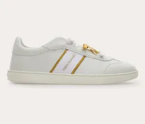 Damen Sneaker mit Mini Bow Weiß Größe 5