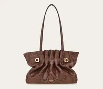 Damen Ferragamo Soft-bag (S) Braun