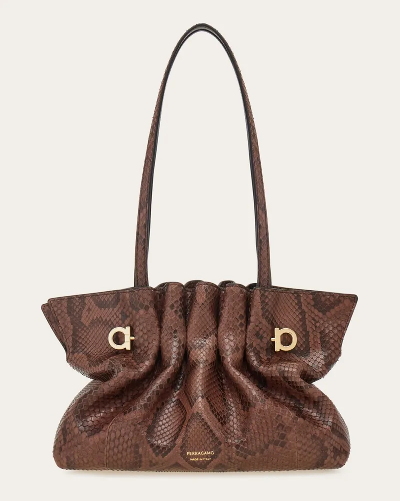 Ferragamo Damen Ferragamo Soft-bag (S) Braun Braun