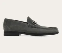 Herren Loafer mit Gancini-Trense Grau Größe