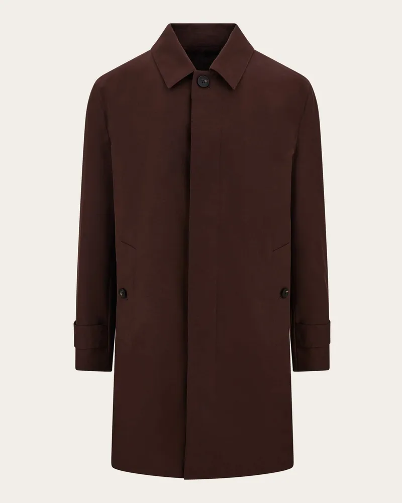 Ferragamo Herren Trenchcoat Braun Braun