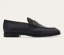 Herren Loafer mit Gancini-Ornament Schwarz Größe