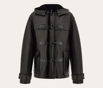 Herren Blouson aus Hirschleder mit Füllung Schwarz