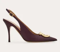 Damen Maxi Gancini Slingback Rot Größe