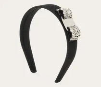 Damen Stirnband mit Vara-Schleife Schwarz