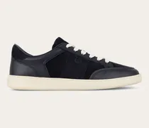 Herren Low-Top-Sneaker mit Signatur Blau Größe