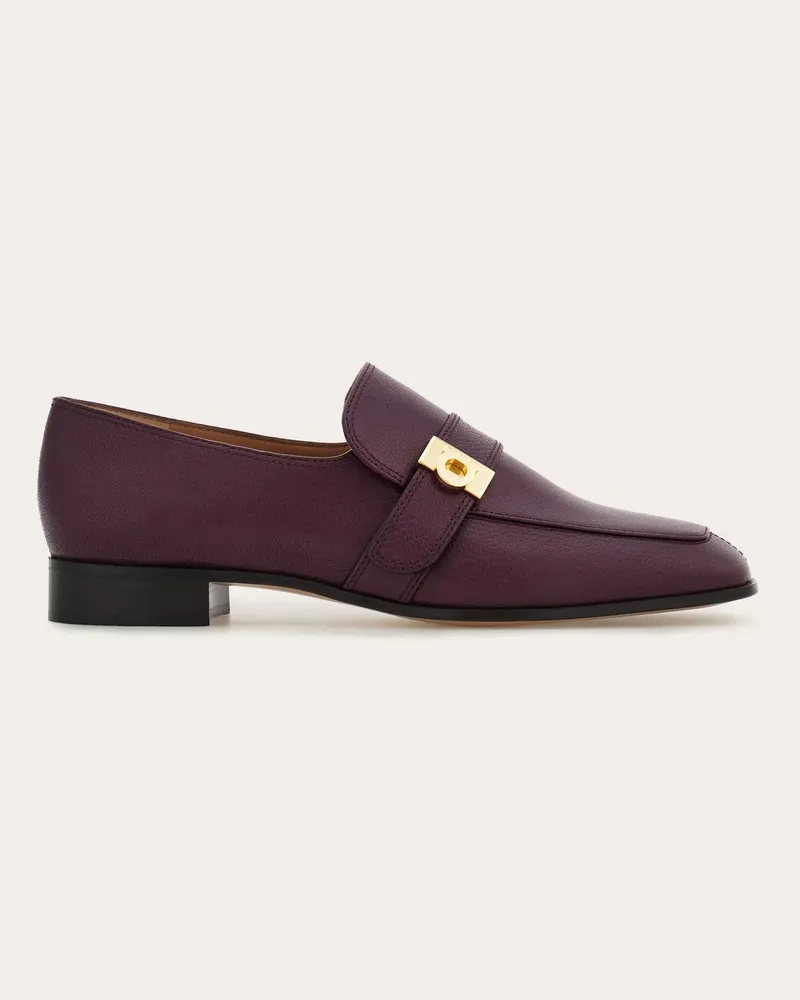 Ferragamo Damen Loafer mit Hug-Schnalle Rot Größe Rot