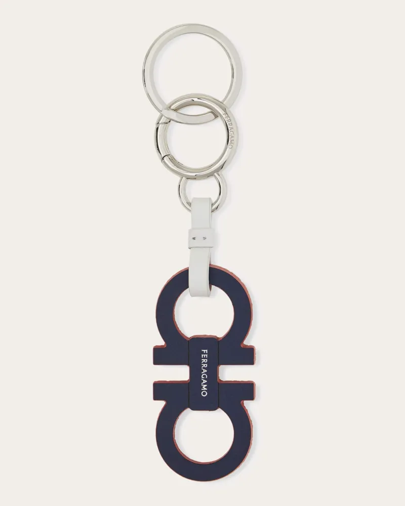 Ferragamo Herren Gancini Schlüsselanhänger - Citymatch Capsule Blau Blau