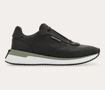 Herren Low-Top-Sneaker Schwarz Größe
