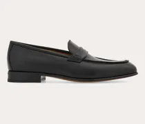 Herren Penny-Loafer Schwarz Größe
