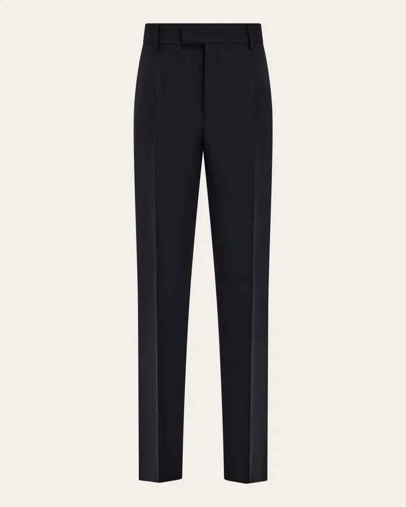 Ferragamo Herren Schneiderhose Schwarz Schwarz