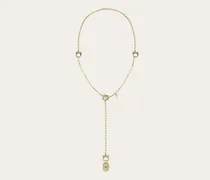 Damen Ferragamo Charm Sautoir Uhr Gelb