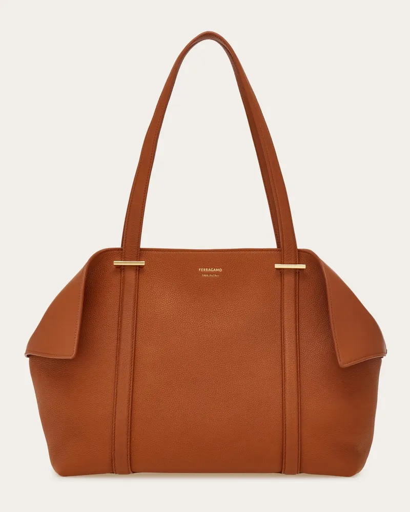 Ferragamo Damen Totebag (M) Beige Beige