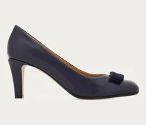 Damen Pumps mit Vara-Schleife Blau Größe
