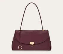 Damen Ferragamo Sofia 2026 Schultertasche (M) Violett