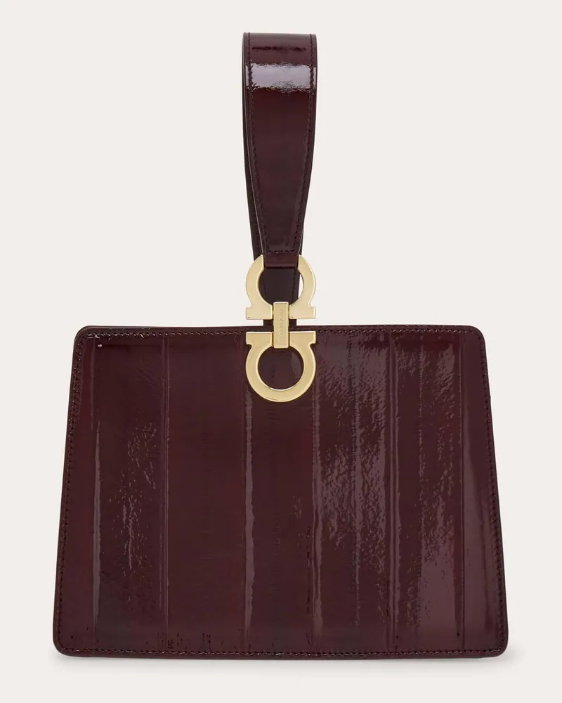 Ferragamo Damen Mini-Clutch Rot Rot