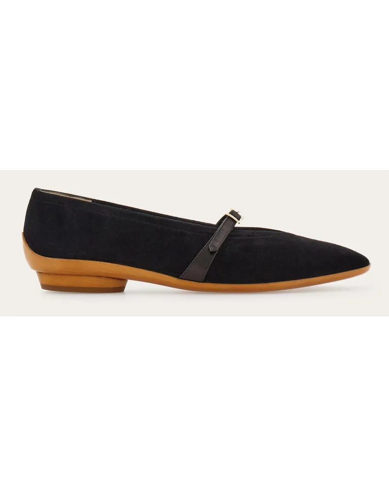 Ferragamo Damen Audrey (1954) Schwarz Größe 5 Schwarz