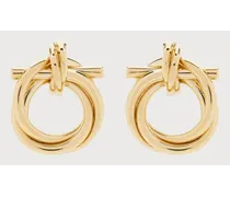 Damen Gancini Ohrringe Torchon (S) Gold