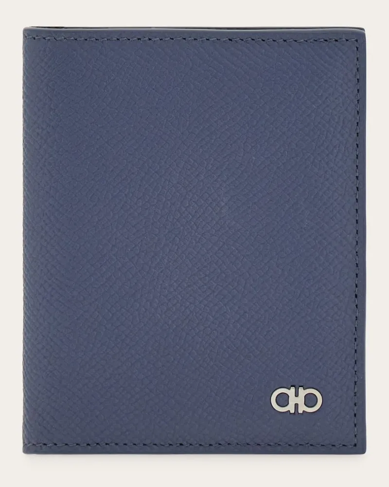 Ferragamo Herren Gancini Kreditkartenetui Blau Blau