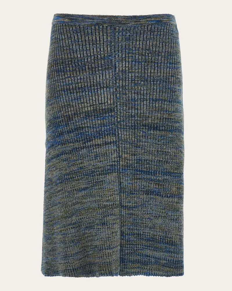 Ferragamo Damen Wollrock Blau Blau
