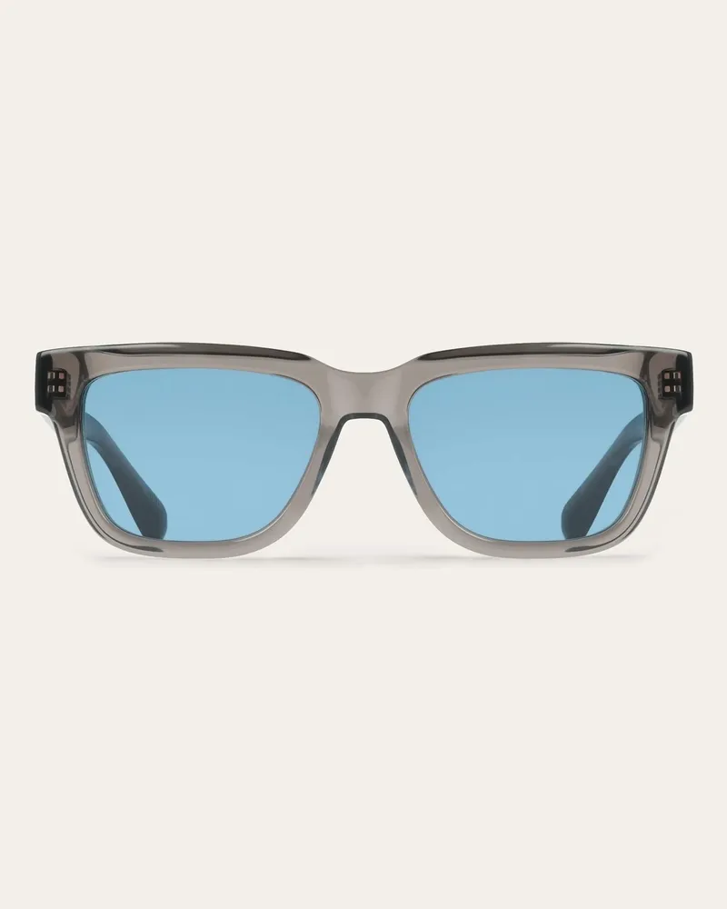 Ferragamo Herren Quadratische Sonnenbrillen Grau Grau
