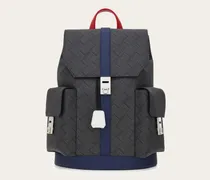 Herren Rucksack mit Doppeltasche - Citymatch Capsule Blau