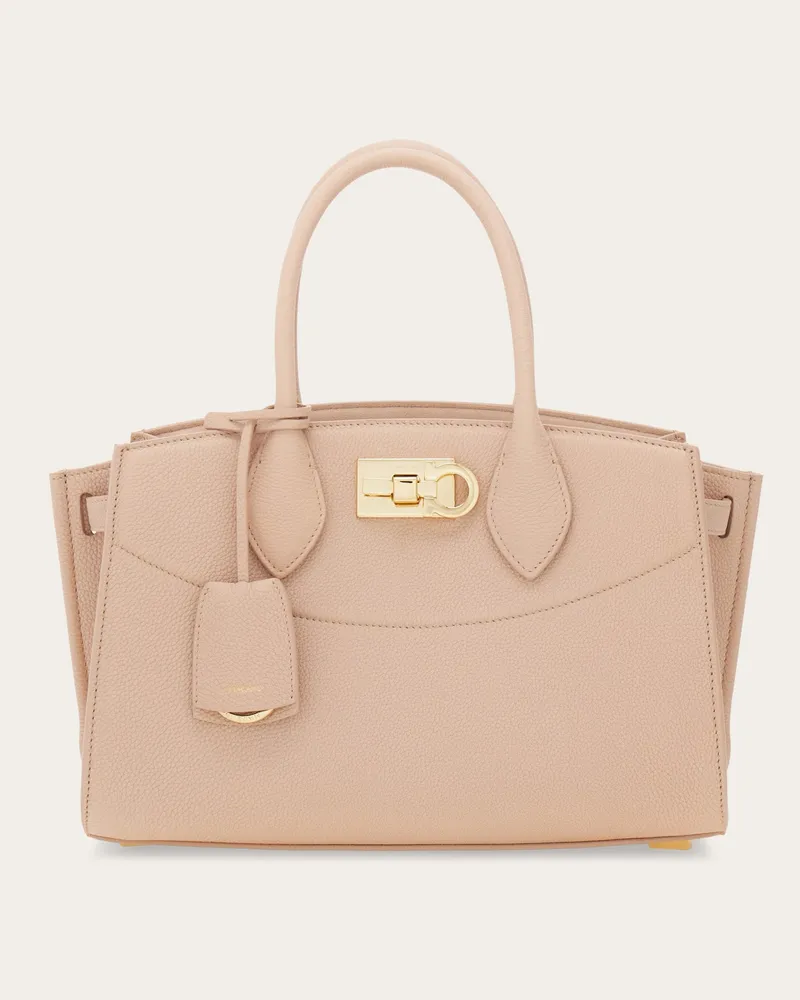 Ferragamo Damen New Ferragamo Studio Soft Bag (M) Rosa Rosa