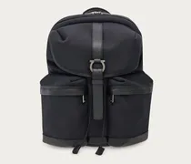 Herren Rucksack aus Canvas Schwarz