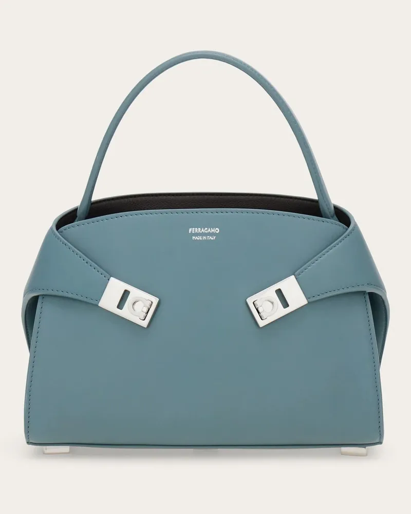 Ferragamo Damen Hug Soft Handtasche (XS) Grün Grün