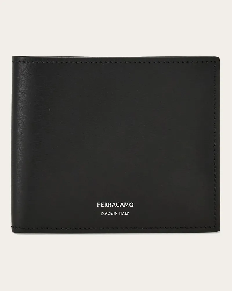 Ferragamo Herren Brieftasche Schwarz Schwarz