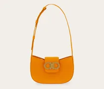 Damen Doppel-Gancini-mini-bag Orange