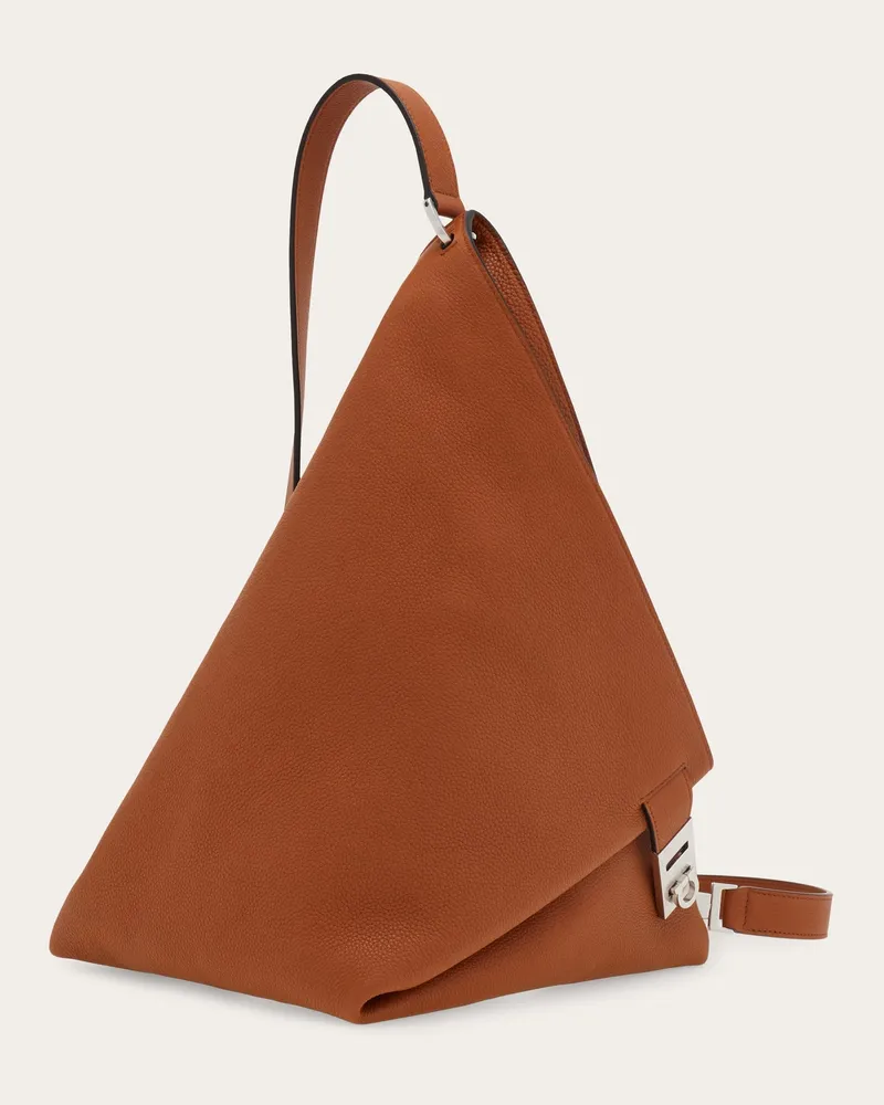 Ferragamo Herren Einschulter-Rucksack (M) Beige Beige