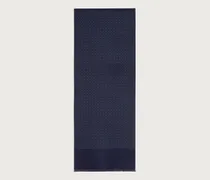 Herren Schal mit Gancini Blau