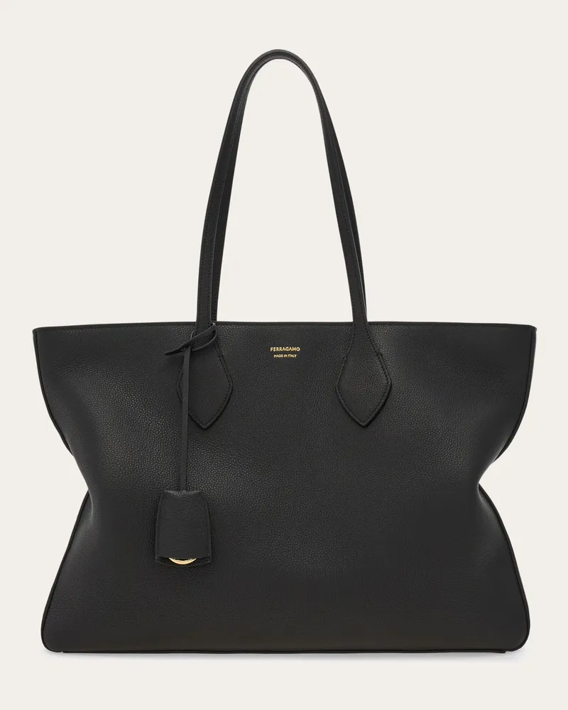 Ferragamo Damen Cabas star-shaped (L) Schwarz Schwarz