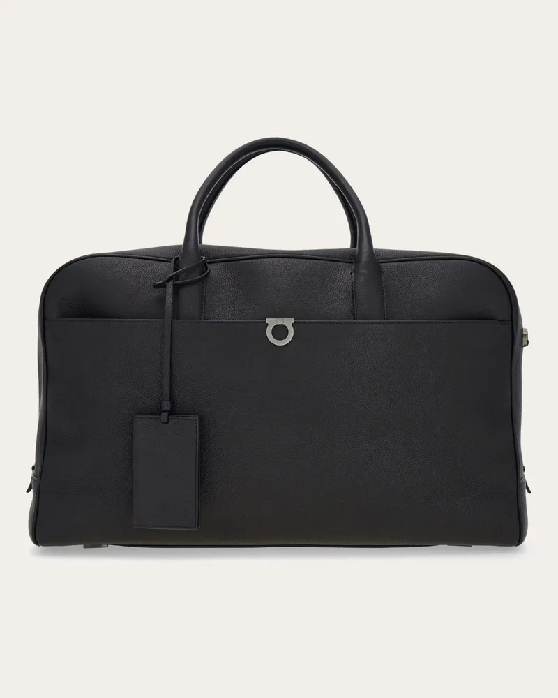 Ferragamo Herren Gancini Reisetasche Schwarz Schwarz